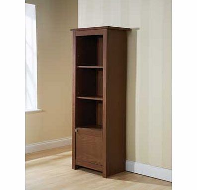 Furniture Solutions Fuse Tall Display Cabinet - Walnut