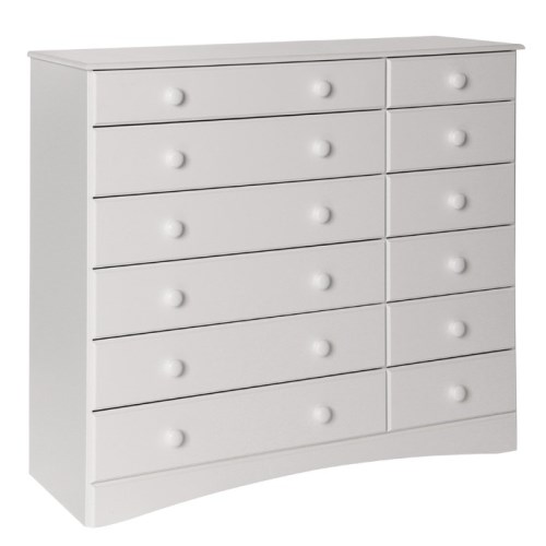 Furniture To Go Scandi 6 6 Drawer Chest In White