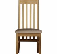 Furniture Village Bordeaux Oak 5 Strut Dining Chair