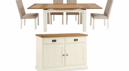 Furniture Village Compton Extending Dining Table with 4