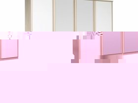 Furniture Village Kingsley 4 Door Centre Mirror Bi-fold Wardrobe