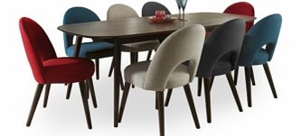 Furniture Village Nexus Extending Table and 8 Upholstered Chairs