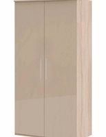 Furniture Village Timba 2 door wardrobe with polished doors 2266