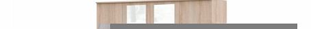Furniture Village Timba 4 door combi wardrobe with centre mirrors