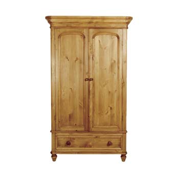 Furniture123 Abbey Pine Double Wardrobe - WHILE STOCKS LAST!