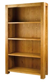 Furniture123 Acadie Solid Oak Bookcase