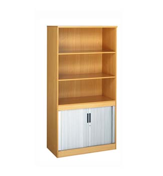 Furniture123 Access Supreme Tambour Bookcase