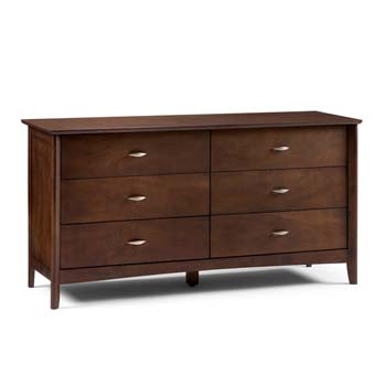 Furniture123 Ada Solid Wood 6 Drawer Chest
