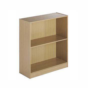Adam 2 Shelf Bookcase in Oak