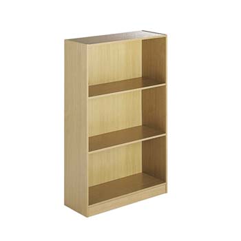 Furniture123 Adam 3 Shelf Bookcase in Oak