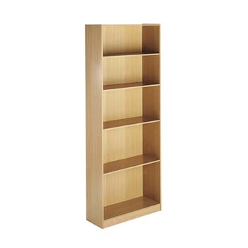 Furniture123 Adam 5 Shelf Bookcase in Oak