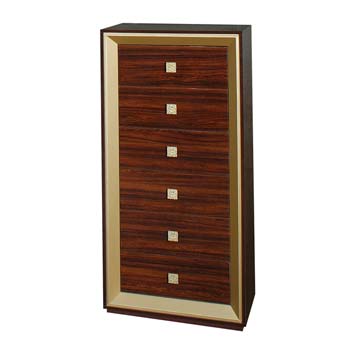 Furniture123 Agnes High Gloss Chest of Drawers