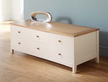 Furniture123 Alana Low 3 Drawer Chest - FREE NEXT DAY DELIVERY