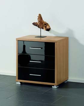 Furniture123 Alexa 3 Drawer Bedside Table - WHILE STOCKS LAST!