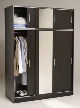 Furniture123 Alora 3 Door Wardrobe in Wenge