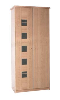 Furniture123 Alpa Beech 2 Door Wardrobe