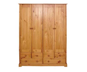 Furniture123 Alpina 4 Door Wardrobe