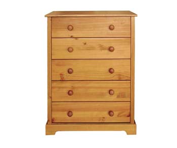 Furniture123 Alpina 5 Drawer Chest - FREE NEXT DAY DELIVERY