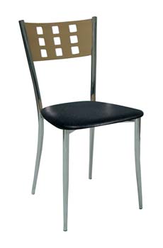 Furniture123 Amalfi Chair with Padded Seat