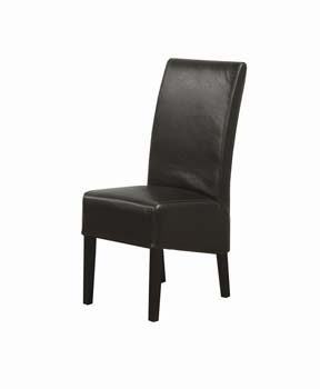 Furniture123 Amanda Leather Dining Chairs (pair)