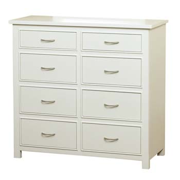 Furniture123 Amelle Solid Pine 8 Drawer Chest