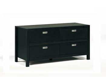 Furniture123 Aragon 4 Drawer Chest in Wenge