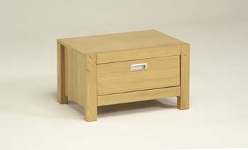 Furniture123 Aragon Bedside Cabinet in Natural Oak