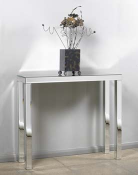 Furniture123 Art Mirrored Console Table