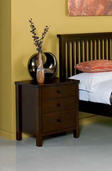 Furniture123 Atlanta Deep Oak Bedside Table - FREE NEXT DAY