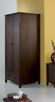 Furniture123 Atlanta Deep Oak Two Door Wardrobe - FREE NEXT