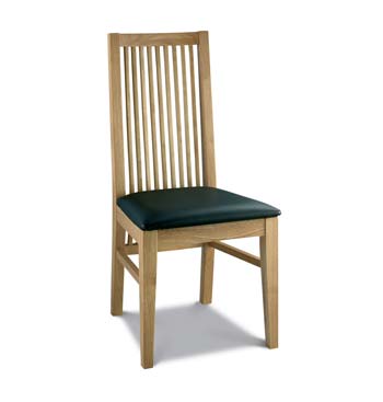 Furniture123 Atlanta Natural 9 Slat Dining Chairs (pair) -