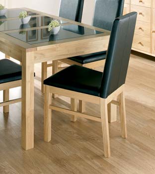 Furniture123 Atlanta Natural Upholstered Dining Chairs (pair)