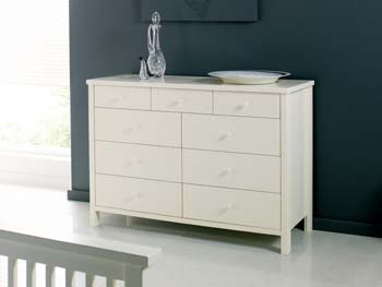 Furniture123 Atlanta Pearl Oak 6   3 Chest of Drawers