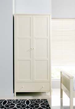 Atlanta Pearl Oak Two Door Wardrobe - FREE NEXT