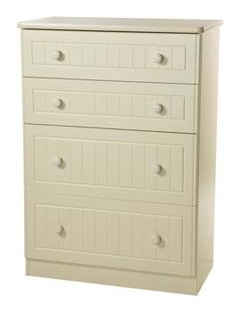 Furniture123 Avimore Magnolia Deep 4 Drawer Chest
