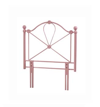 Furniture123 Bailey Pink Single Metal Headboard - FREE NEXT