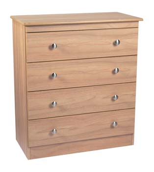 Furniture123 Bala Walnut 4 Drawer Chest