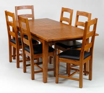 Furniture123 Balint Large Extending Dining Table in Oak