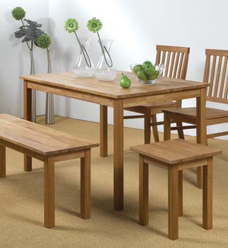 Furniture123 Basel Oak Small Dining Table