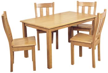 Beech Rectangular Dining Set