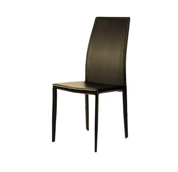 Furniture123 Benevento Dining Chair in Brown (pair) - FREE