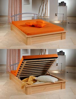 Furniture123 Benny Storage Bed with Mattress