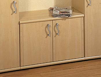 Furniture123 Billy Low Storage Cupboard in Maple