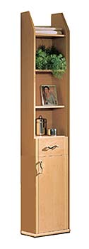 Furniture123 Billy Tall Display Cabinet in Pear Tree