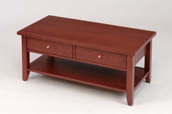 Furniture123 Botley Rectangular Coffee Table in Mahogany