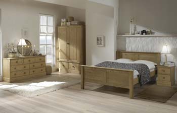 Furniture123 Bourne Bedroom Set with Wide Wardrobe