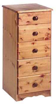 Braemar 5 Drawer Narrow Chest