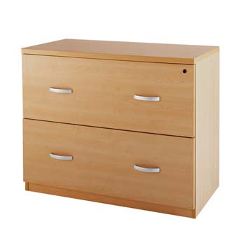 Bromley 2 Drawer Lateral Filing Cabinet in Beech