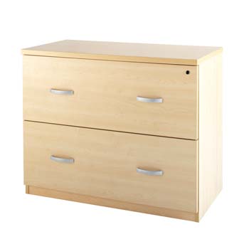Furniture123 Bromley 2 Drawer Lateral Filing Cabinet in Maple