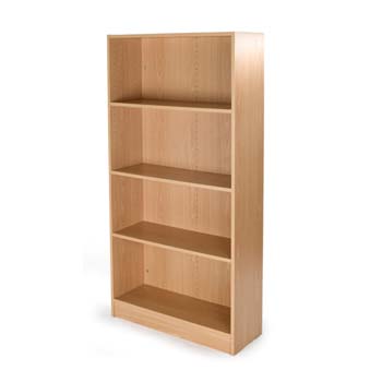 Furniture123 Bromley 4 Shelf Bookcase in Beech - FREE NEXT